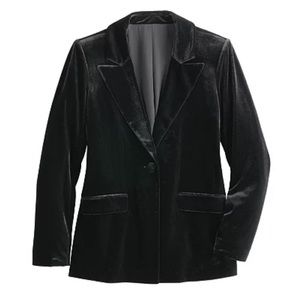 Cara Santana x Nine West Velvet Blazer